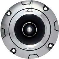 Upgraded Heavy-Duty Aluminum Bullet Super Tweeter - Powerful 200 Watt Peak 2.5k - 20kHz Frequency Response and 4 Ohm w/ 100dB (1w/1m) Sensitivity and 1.5" Kapton Voice Coil - Lanzar Optidrive OPTIBT25