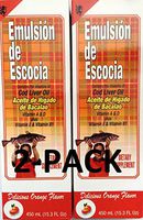 Emulsion De Escocia Orange 15.3 Oz. Cod Liver Oil 2-Pack