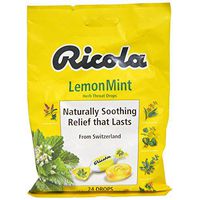 Ricola, Herb Throat Drops, Lemon Mint, 24 Drops - 2pc