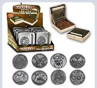 Metal Tobacco Rolling Machine Herb Roller Case/Automatic Cigarette Rolling Machine - one Random Pattern