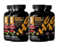 metabolic Diet - Boron Triple Action Complex - Brain Health Pills - Brain Health Capsules - Reduce Inflammation in The Body - 4 Bottles 800 Capsules