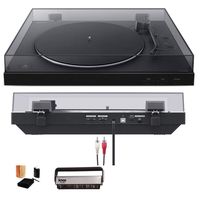 Sony PS-LX310BT Wireless Turntable with Bluetooth Connectivity Bundle (Includes Vinyl Record Cleaning Kit & Vinyl Brush Cleaner)