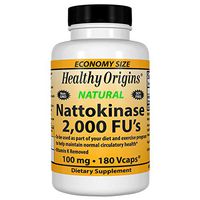 Healthy Origins Nattokinase 2, 000 FU's Multi Vitamins, 100 Mg, 180 count