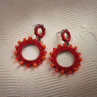 Enesco Boho Ear Pers bd Circ Drop