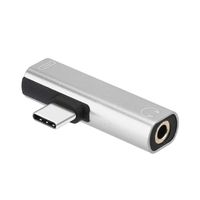 Foulon For Type-C Headset Adapter Charging Listening to Music 2-in-1 Audio Converter Charging Stations