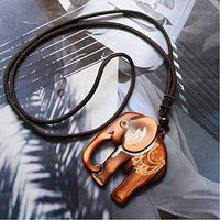 Ethnic Sweater Chain Clothes Accessories Pendant Necklace Beach Jewelry Woman Bright For gift Lovely Womens Comfortable Accessory Style Design Designer Styling