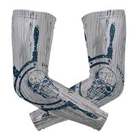 LEVEIS Nautical Arm Sleeves UV Protection for Men Women Sunblock Protective Gloves Running Golf Cycling Driving Long Arm Cover 1 Pair