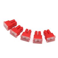 uxcell 50A 32V Car Pacific Type PAL Female Terminals Slow Blow Slot Fuses Red 5pcs