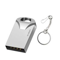 FAgdsyigao 4/8/16/32/64GB Metal Mini Waterproof U Disk, USB 3.0 Flash Drive Memory Stick for PC Computer Silver 32GB