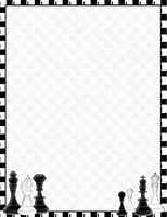 NEW Black & White Chest Letterhead Stationery Paper 26 Sheets