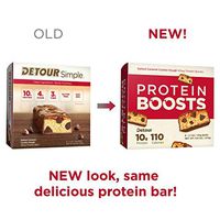 Detour Simple Whey Protein Bar, Salted Caramel Cookie Dough, 1.1 Ounce, 9 Count