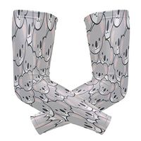 ZZKKO Koala Cooling Arm Sleeves Cover Uv Sun Protection for Men Women Running Golf Cycling Arm Warmer Sleeves 1 Pair