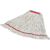 Rubbermaid FGC11306WH00 Large Swinger Loop Cotton/Synthetic Wet Mop W/ 1" Headband, Lot of 6