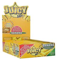 Juicy Jay's Flavored Papers 32 Leaves 1 1/4 Banana Pack Of 24