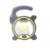 Vickyleb Tactical Flashlight,COB LED Bright Military Flashlight Tent Lantern Light For Outdoor Garden Work Camping Hiking Bivouac (Yellow)