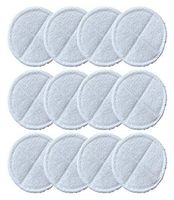 sky-w Soft Touch Mop Pads Replacement for Bissell Spinwave 2039A, 2124, 2039, 20391 Powered Hard Floor Mop (Pack of 12, White)