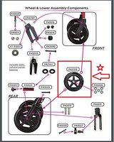 Wheel Black for NOVA Models 4214/4215/4216-1 Each