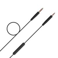 QC35 QC25 Replacement Cable Headphone Audio Cord Compatible with Bose QuietComfort25/35, OE2/OE2i, Soundlink/SoundTrue Headphones, Mic Volume Control for Apple and Android Devices (Black)