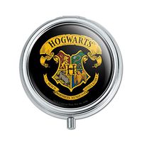 Harry Potter Ilustrated Hogwart's Crest Pill Case Trinket Gift Box