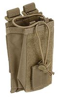 5.11 Radio Pouch Compatible with Bags/Packs/Duffels, Style 58718, Sandstone