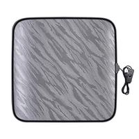 USB Electric Heated Pad Seat Cushion Comfortable Warming Car Pad (Gray)