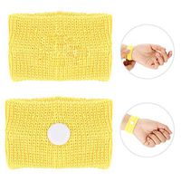 Anti-disgusting bracelet for bus, 5 colors for motion sickness/seasickness/morning sickness, Anti-nausea adjustable bracelet, Strengthen immunity(yellow)