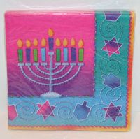 Festival of Lights Luncheon - Dinner Napkins Celebration Party Supply 13" x 13" 16 Count 3 Ply Napkins by Amscan