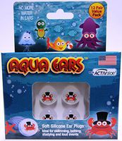 Aqua Ears® Kids Soft Silicone Earplugs 12 Pair (Crab)