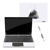 MightySkins Skin Compatible with HP Pavilion x360 14" (2018) - Forest Triangle | Protective, Durable, and Unique Vinyl Decal wrap Cover | Easy to Apply, Remove, and Change Styles | Made in The USA