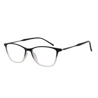 Blue Light Blocking Glasses Women Nerd Frame Fashion Computer Use Eyewear (AB-Black Trans)