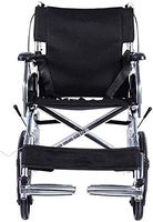 LHBNH Comfortable Wheelchair Lightweight Folding Wheelchair Driving Medical, Aluminum Telescopic Rod Pole Four Legs Elderly Cane Walker Hemiplegia