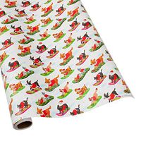 Caspari Off Leash 30 in. x 8 ft. Wrapping Paper, 2 Rolls Included