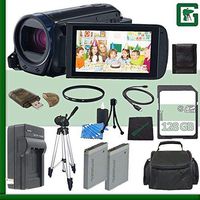 Canon 8GB VIXIA HF R60 Full HD Camcorder (0279C001) + 128GB Green's Camera Bundle 8