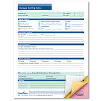 ComplyRight Employee Warning Notice 3 Part Carbonless 50PK