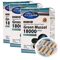Joint-Health Supplement Mussel 18000 60capsule Newzealand Green-Lipped Mussel Extract (3 Box)
