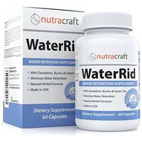 Natural Diuretic Water Pill with Dandelion and Potassium to Lose Water Weight and Bloating Relief - Premium Herbal Water Retention Supplement - 60 Capsules - Made in USA
