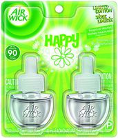 Air Wick Oil Warmer +2 Refill .67Oz Limited Edition Tropical Notes 2 Pack