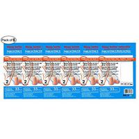 Instant Aid- Comfort Fit Ear Plugs (2 Pair in 1 Pack) (Pack of 6) by Purest