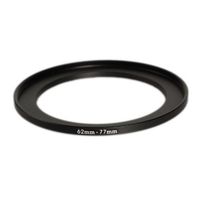 Market&YCY 62-72mm Camera Black Aluminum Adapter Ring, Lens Adapter for Camera Filter Adapter Ring