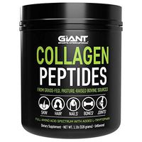 Collagen Peptide Powder - Hydrolyzed Complete All Essential Amino Acids with L-Tryptophan, Great for Skin, Hair, Nails, Bones, Joints - Grass Fed Pasture Raised Type 1 Type 3-1 LB