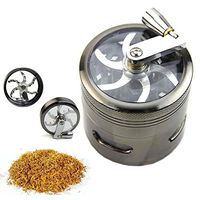 60mm 4PCS Aluminium Metal Hand Crank Herb Mill Crusher Tobacco Smoke Grinder