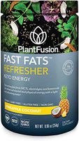 PlantFusion Fast Fats Refresher Keto Energy Powder | Ketogenic Diet Supplement with MCTs & Electrolytes | Vegan Powdered Drink Mix for Athletic Performance, Mental Focus | Pineapple Coconut, 8.96 Oz