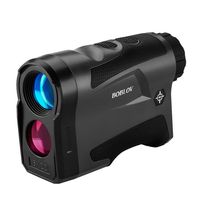 BOBLOV 650Yards Golf Rangefinder with Pinsensor 6X Magnification Support Vibration and USB Charging Flag Lock Distance Speed Measurement Range Finder (Black with Slope)