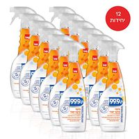 סנו מארז של 12 יחידות של 99.9% מתז לניקוי 750 מ"ל