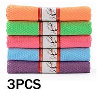 Countia 3pcs Dish Cloth Thickening Strong Absorbent Dish Cleaning Towels Cleaning Cloths