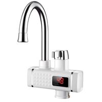 Mmjj Hot Water Faucet/Water Heater Dispenser Tap, LED Display for Kitchens, Garage, Gym, Playground, Park Restroom