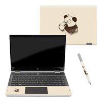 Mightyskins Skin Compatible with Pavilion X360 14" (2018) - No More Eye Circles | Protective, Durable, and Unique Vinyl Decal Wrap Cover | Easy to Apply, Remove, and Change Styles | Made in The USA