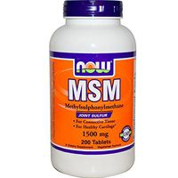 Now Foods MSM 1500 Vegetarian - 200 Tabs 2 Pack