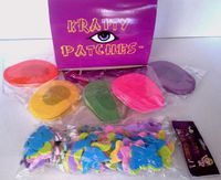 Krafty Eye Patches (GIRL) Medium Size 50 patches & 1 bag foam stickers ages 0 to 4yrs old