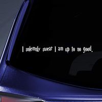 Bargain Max Decals HP Up to no Good Sticker Decal Notebook Car Laptop 8" (White)